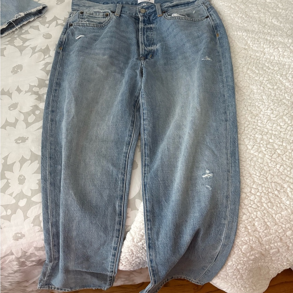 Pistola Light Blue Distressed Women Jeans